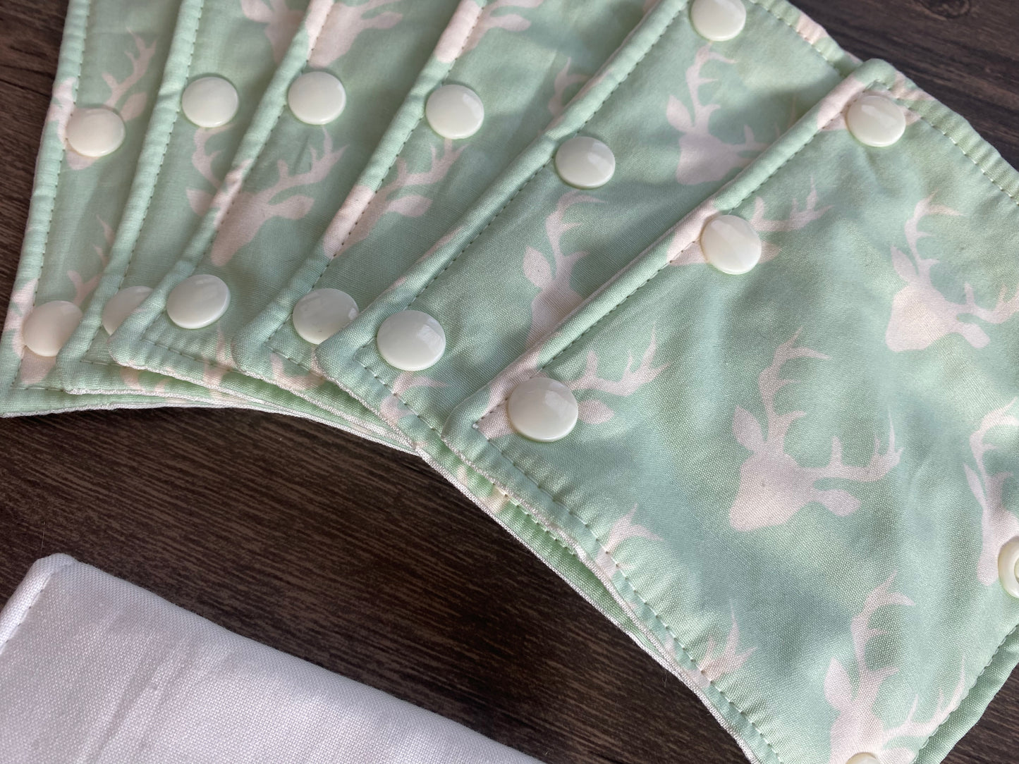 Deer and White Reversible Pavlik Harness Covers