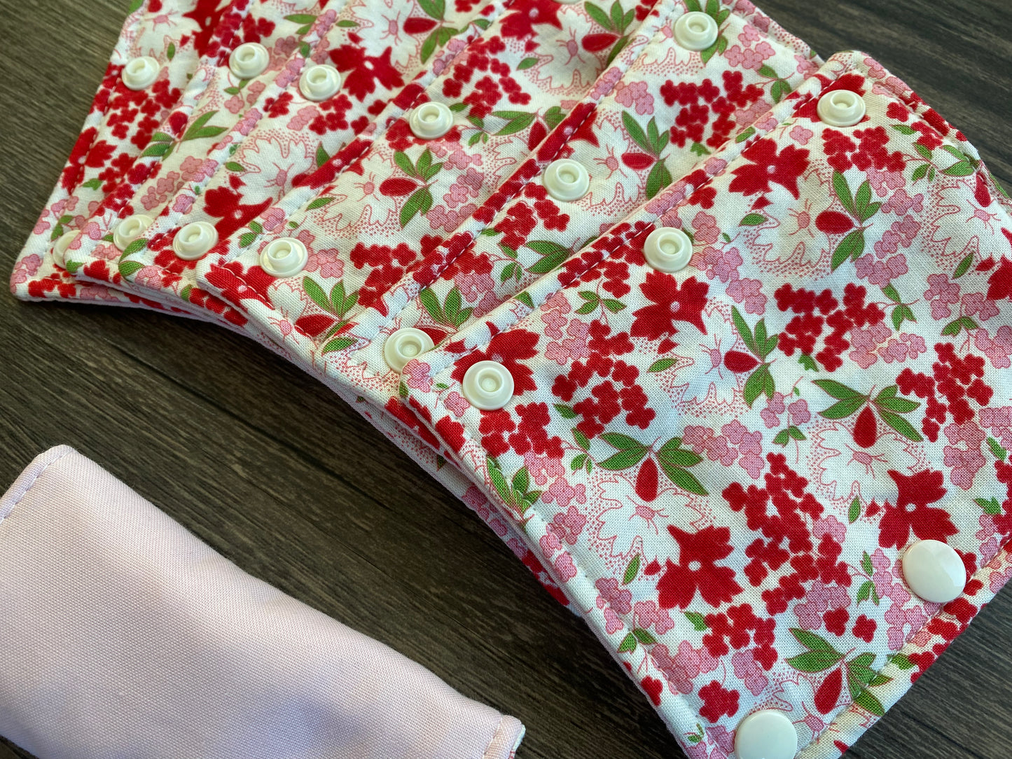 Floral and Pink Reversible Pavlik Harness Covers