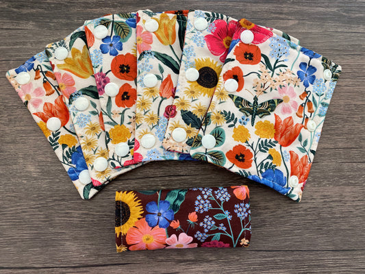 Flower Print Reversible Pavlik Harness Covers